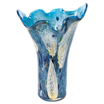 Badash Crystal - 17" Blue Napkin Vase