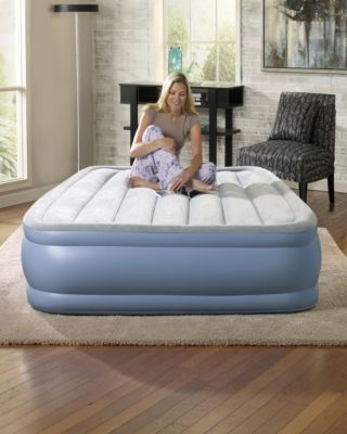 Simmons - Hi Loft Raised Air Bed Mattress With Express Pump