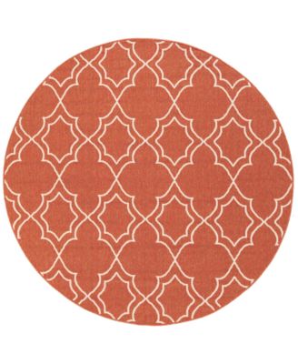 Surya - Alfresco ALF-9591 Rust 8'9" Round Area Rug