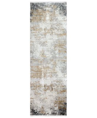 Surya - Solar SOR-2302 Medium Gray 3' x 9'10" Runner Area Rug