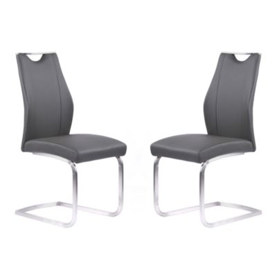 Armen Living - Bravo Dining Chair (Set of 2), Quick Ship
