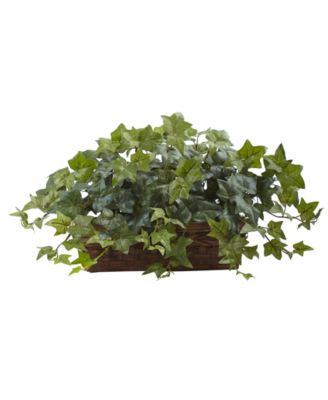 Nearly Natural - Puff Ivy w/ Ledge Basket