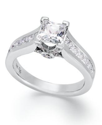 Macy's - Certified Diamond Engagement Ring in 14k Gold or White Gold (1-1/2 ct. t.w.)