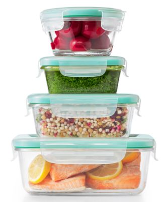 OXO - Smart Seal 12-Pc. Glass Food Storage Container Set