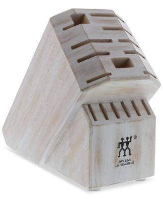 Zwilling - J.A. Henckels Pro Rustic White Wood 16-Slot Block