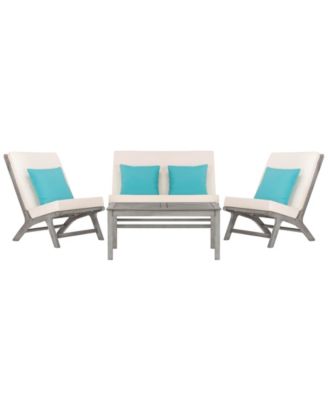 Safavieh - Chaston 4pc Pillow Sets, White
