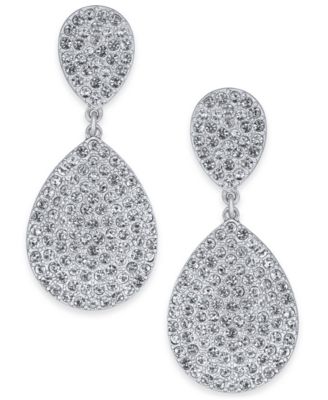 I.N.C. International Concepts - Pave Double Drop Earrings