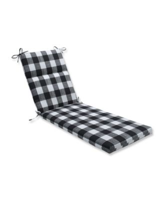 Pillow Perfect - Nunu Geo Ink Blue Chaise Lounge Cushion