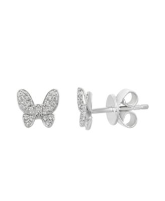 EFFY Collection - EFFY Diamond (1/8 ct.t.w.) Butterfly Stud Earrings