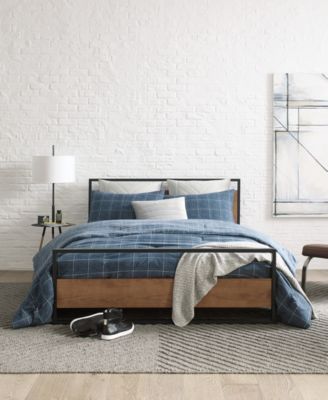 Kenneth Cole New York - Holden Grid Duvet Cover Set