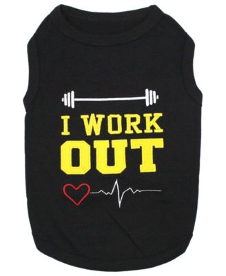 Parisian Pet - I Work Out Dog T-Shirt