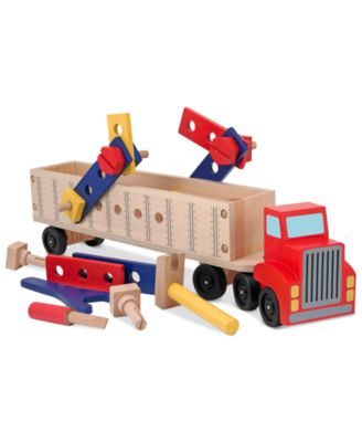 Melissa and Doug - Kids Toy, Big Rig Building Set