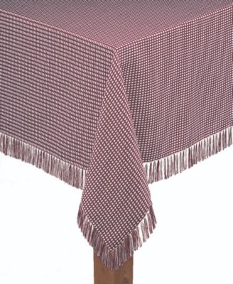 Lintex - Homespun Wine 100% Cotton Tablecloth 52"X52"