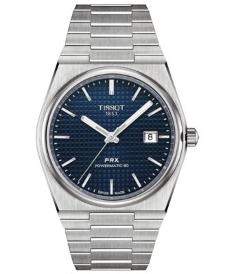 Tissot - Men's Swiss Automatic PRX Powermatic 80 Stainless Steel Bracelet Watch 40mm