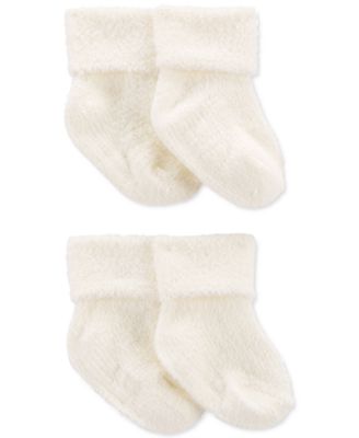 Carter's - Baby Neutral Four-Pack Foldover Booties