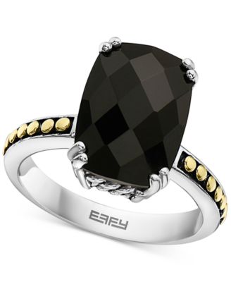 EFFY Collection - Onyx Statement Ring in Sterling Silver & 18k Gold