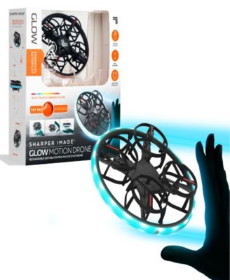 Sharper Image - SHARPER IMAGE Glow Motion&nbsp;Rechargeable Gesture-Control Indoor Stunt&nbsp;Drone