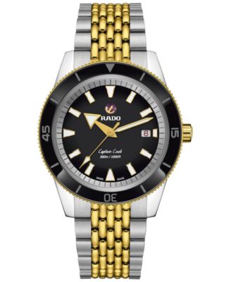 Rado - Men's Captain Cook Automatic Two-Tone Stainless Steel Bracelet Watch 42mm