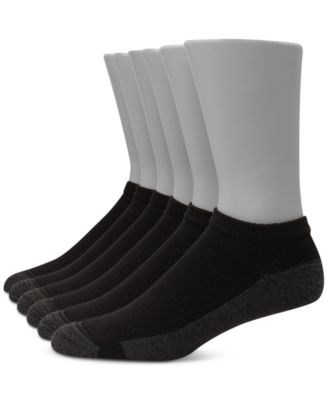 Hanes - Men's 6Pk. Ultimate Xtemp Ultra Cushion Low Cut Socks