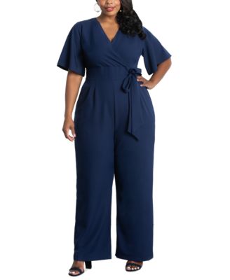 Kiyonna - Plus Size Charisma Crepe Jumpsuit