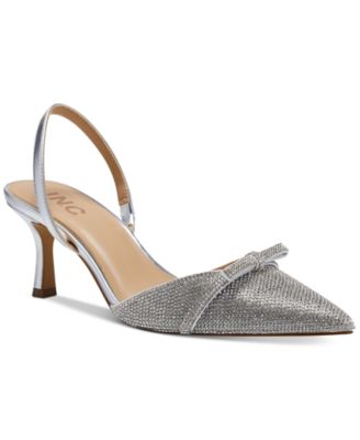 I.N.C. International Concepts - Women's Gelsey Slingback Kitten-Heel Pumps