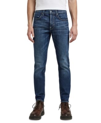 G-Star Raw - Men's Skinny-Fit Whiskered Blue Jeans