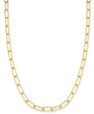 Lola Ade - 18k Gold-Plated Stainless Steel Paperclip Chain 18" Collar Necklace