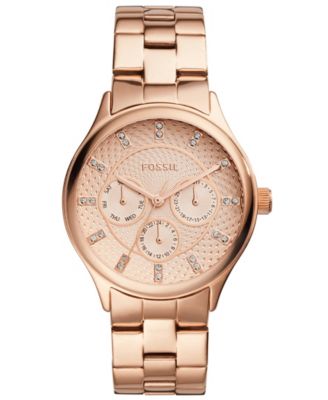 Fossil - Ladies Modern Sophisticate Multifunction, rose gold tone stainless steel watch 36mm