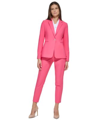 Tommy Hilfiger - Women's Single-Button Flex-Fit Blazer