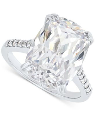 Arabella - Cubic Zirconia Oval Ring in Sterling Silver (15-5/8 ct. t.w.)