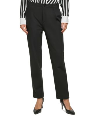 KARL LAGERFELD PARIS - Petite Straight-Leg Suiting Pants