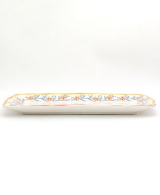 Euro Ceramica - DUOMO RECTANGULAR APPETIZER PLATTER