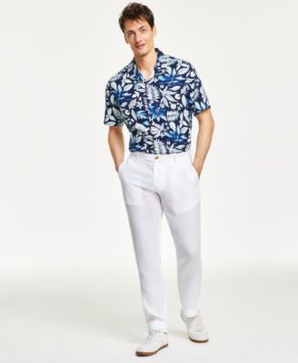 Club Room - Men's Linen Pants, Created for Macy's