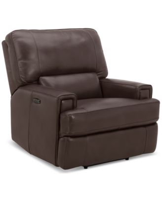 Furniture - 40" Leather Zero Gravity Power Recliner