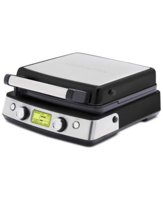 GreenPan - Elite 4-Square Nonstick Belgian & Regular Waffle Maker