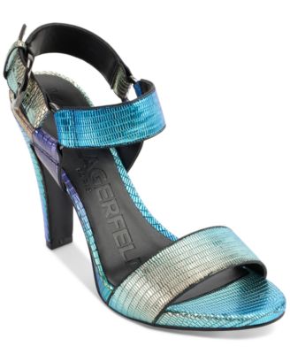 KARL LAGERFELD PARIS - Women's Cieone Ankle-Strap Sandals