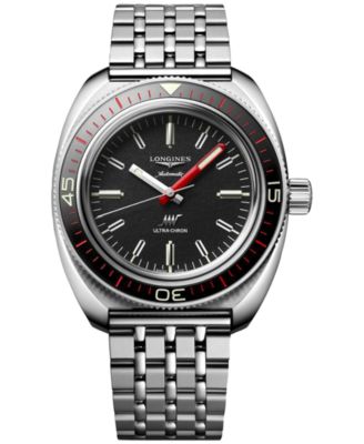 Longines - Men's Swiss Automatic Ultra-Chron Stainless Steel Bracelet Watch 43mm