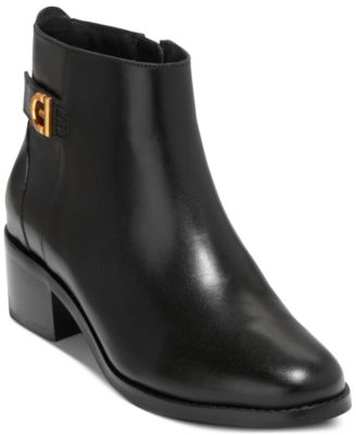 Cole Haan - Women's Holis Logo Side-Buckle Booties