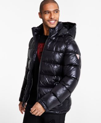 GUESS - Men's Hooded Puffer Coat