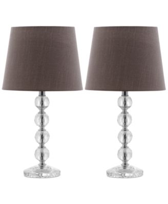 Safavieh - Set of 2 Nola Stacked Crystal Ball Lamps
