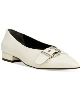 Vince Camuto - Women's Megdele Pointed-Toe Buckle Flats