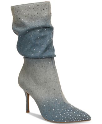 Thalia Sodi - Women's Raquell Slouch Pointed-Toe Embellished Dress Boots
