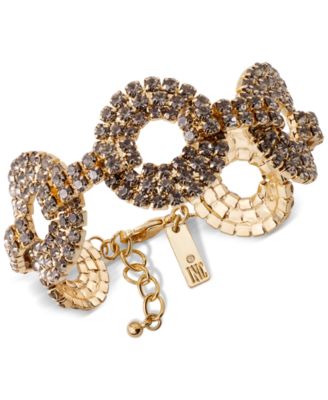 I.N.C. International Concepts - Mixed-Metal Crystal Bracelet