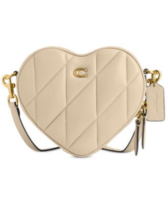 COACH - Quilted Leather Heart Crossbody