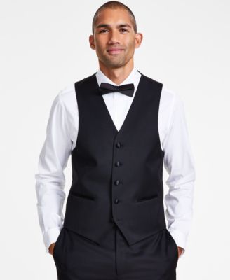 Michael Kors - Men's Classic-Fit Stretch Tuxedo Vest