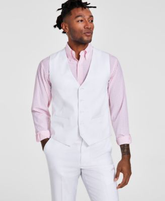 Tayion Collection - Men's Classic-Fit Solid Suit Vest