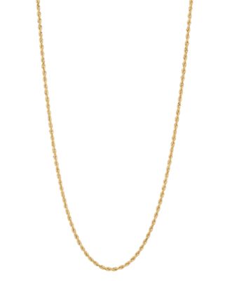 Macy's - Glitter Rope Link 20" Chain Necklace in 10k Gold