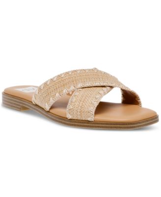 DV Dolce Vita - Women's Miguel Crisscross Flat Slide Sandals