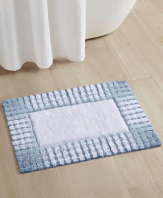 Décor Studio - Ombr&eacute; Check Tufted Bath Rug, 20" x 30"
