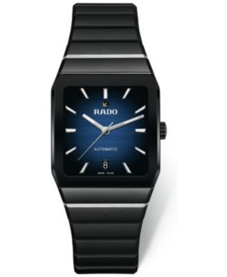 Rado - Women's Swiss Automatic Anatom Black Rubber Strap Watch 33mm